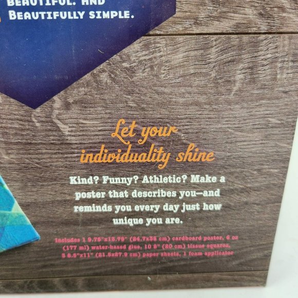 EMPOWER POSTER – Craft Kit – Design a One-of-a-Kind Inspirational Poster NEW - Picture 7 of 10